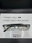 Ray Ban RB6182 2714 Silver Tortoise Rectangle Eyeglasses 55/17 140 Frames Only Pre-owned. Price: $24.99.