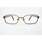 Linda Evans 330 Eyeglasses Womens Brown Filigree Metal Frames 135 Pre-owned. Price: $31.99.