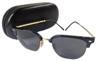 Vintage Ray Ban Sunglasses New Clubmaster RB4416 Black Horned Gold 53 20 145 Pre-owned. Price: $138.00.
