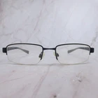 Nike 8090 412 Matte Navy Blue Rectangular Semi Rimless Eyeglasses 50-17-140 Pre-owned. Price: $56.24.