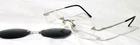 Jacob Daniel Collection JD-120 New Eyeglasses W/ Magnetic Clip 49-17-140 Silver. Price: $129.99.