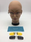 Zenni 167718 Red Eyeglasses Optical Frame 52-19-139 With Toppers New. Price: $29.99.