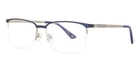 Hackett London HEK1241- 682 Navy Semi Rimless New Optical Eyeglass Frame For Men. Price: $53.97.