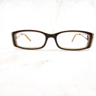 Guess Eyeglasses Frame 1435 Womens Brown Metal Full Rim Rectangular 50-15-135 Pre-owned. Price: $15.66.