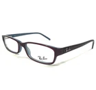 Ray-ban Eyeglasses Frames RB5085 2219 Dark Purple Blue Rectangle 52-16-135 New. Price: $72.74.