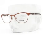 Vogue Eyeglasses 3987-B 811 Shiny Brown Metal 52MM With Case New. Price: $68.50.