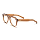 New Valentino VLX-139 C Aviator Transparent Brown 52 Mm Men's Eyeglasses Frame. Price: $352.00.