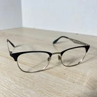 Ray-ban RB6346 2861 Black/silver Polished Split Eyeglasses 50-19-140 Frames Only Pre-owned. Price: $36.51.