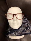 Scott Harris SH-602 Red/zebra Full Rim Eyeglasses Frames Pre-owned. Price: $29.00.