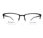 Cole Haan Eyeglasses Frames CH4014 001 Black Square Half Rim Ti-flex 53-18-140 New. Price: $49.43.
