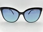 Tiffany & Co. Sunglasses Tf 4176 8285/9S Gold Black Blue 55-17-140 New. Price: $239.99.