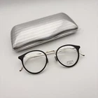 Eyevan 7285 724-2B C.1006 Glasses Black Gold Round Frame Japan 45MM New. Price: $280.49.