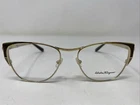 Salvatore Ferragamo Italy SF2163 745 53-17-140 Gold/brown Eyeglasses Frame UN38 New. Price: $100.00.