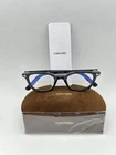 Tom Ford Eyeglasses Tf 5858 001 Black Gold 49 21 145 Blue Light Square New. Price: $184.99.