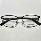 Steve Madden Rectangular Black Gunmetal Full Rim Eyeglass Frames 54-17-145 New. Price: $33.15.