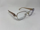 Versace Mod 1246-B 1052 52/17 35 Gold Beige Eyeglasses Frame WG55 Pre-owned. Price: $62.77.