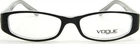 Vogue VO2574 1623 Black Crystal Full Rim Acetate Eyeglasses Frame 49-15-135 New. Price: $49.99.