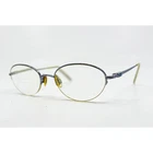 Elle Eyeglasses Women Blue Oval Semi-rimless Metal EL18572 49-19-135 Pre-owned. Price: $39.99.