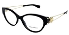 New Versace 3254 GB1 52MM Black Gold Cat Eyeglasses Frames Italy. Price: $295.00.