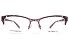 Liz Claiborne Eyeglasses Frames L645 0T7 Burgundy Cat Half Rim 51-18-130 New. Price: $54.99.