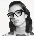 Prada 09ZV 1AB1O1 Black Silver Women Eyeglasses Rxable Large 51MM Authentic New. Price: $259.00.