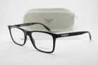 New Giorgio Armani 7163 5001 Polished Black Authentic Eyeglasses 55-18. Price: $140.25.