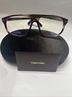 Tom Ford FT5901 050 Brown Tortoise / Blue Block 55MM Eyeglasses TF5901 Rx Able New. Price: $169.00.