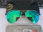 Ray-ban RB3026 Aviator Classic Gold Frame Green Mirror Sunglasses 62MM New. Price: $35.00.
