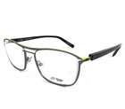 Rey Eyeglasses Frames JF2816 0550 Ruthenium Gray Yellow Rectangle 53-19-145 New. Price: $299.99.