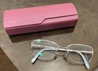 Tiffany & Co. Eyeglasses Frame Tf 1109-H-B 6091 Silver Pearls Half Rim 51-17-135 Pre-owned. Price: $100.00.