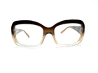 New Bvlgari Brown Tanclear Ombre Rectangular Wrap Glasses Italy 8052B 58 17 130. Price: $144.00.
