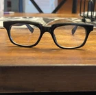 Chrome Hearts Square Black Eyeglasses Frames Plastic Metal 6073 54 15-142 Pre-owned. Price: $120.00.