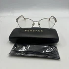 Authentic Versace Mod 1246-B 1052 52/17 135 Gold Beige Eyeglasses Frames Italy Pre-owned. Price: $69.69.