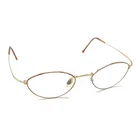 Silhouette 6062 Titanium Gold Oval Eyeglasses Frames 49 19 140 Designer Austria Pre-owned. Price: $104.99.
