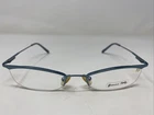 Gionni Italy G512 50-17-135 Blue Metal Half Rim Eyeglasses Frame SV28 New. Price: $49.50.