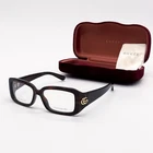 New Gucci GG1406O 002 Eyeglasses Women Havana Rectangular Eyewear. Price: $204.00.