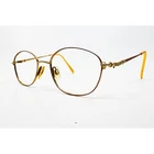 Elle Eyeglasses Womens Gold Oval Metal Frame EL2501 50-18-130 Pre-owned. Price: $39.99.