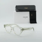 Celine CL50132I 093 Shiny Light Green 51MM Eyeglasses New Authentic. Price: $188.60.