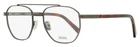 Zegna Geometric Pilot Eyeglasses EZ5285 009 Matte Gunmetal 53MM New. Price: $139.00.