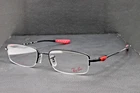 Ray Ban Eyeglasses Memo Men's Metal Half Rim Black Red RB7516-1012-52MM New. Price: $88.00.
