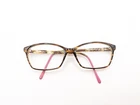 Jean Lafont Eyeglasses Frames Only, 55-15-137, Brown And Pink Pre-owned. Price: $84.99.