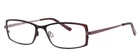 Charmant CH12067 Burgundy Womens Rectangle Full Rim Eyeglasses 52-15-135 B:28 New. Price: $22.99.