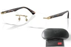 Ray-ban RX6488I 2500 Rimless Gold Optical Eyeglasses Frames 53-17-145 New. Price: $133.95.