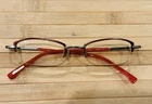 Ted Baker B127 "tokyo Baby" Eyeglass Frames 45 20-135 Red Half Rim Pre-owned. Price: $12.00.