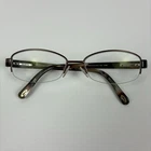 Safilo Elasta 48258 Half-rim Eyeglass Frames Brown Tortoiseshell 51-16 130MM Pre-owned. Price: $23.74.