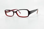 Coach Eyeglasses Frames Nyree 2041 Brown Red Rectangular 50-16-135 10346 Pre-owned. Price: $27.99.