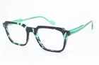 New Face Stamp Col 0427 Black Green Tort Authentic Eyeglasses 53-20. Price: $196.00.