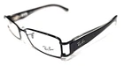 Ray Ban RB6207 2509 Black Metal Clear Rectangle Eyeglasses Frame 50-16 135 New. Price: $109.96.