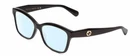 Gucci GG0798O Womens Cateye Designer Blue Light Blocking Glasses Black Gold 55MM New. Price: $285.95.