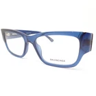 Balenciaga BB0371O 003 Transparent Blue 53MM Eyeglass Frame New Authentic. Price: $239.95.